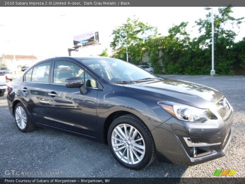 Dark Gray Metallic / Black 2016 Subaru Impreza 2.0i Limited 4-door