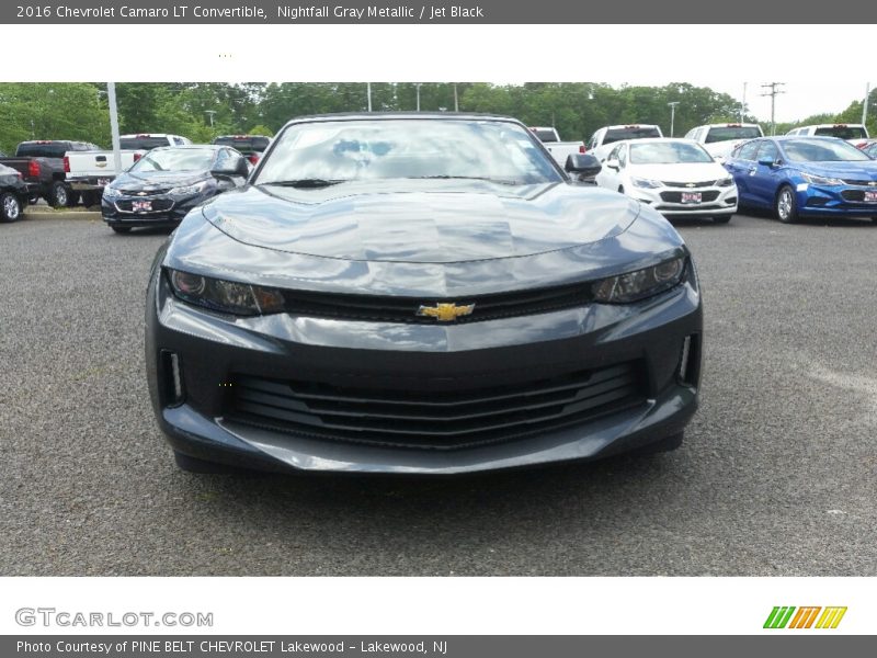 Nightfall Gray Metallic / Jet Black 2016 Chevrolet Camaro LT Convertible
