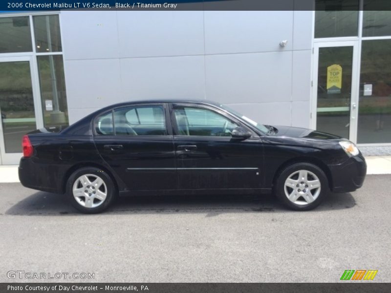 Black / Titanium Gray 2006 Chevrolet Malibu LT V6 Sedan