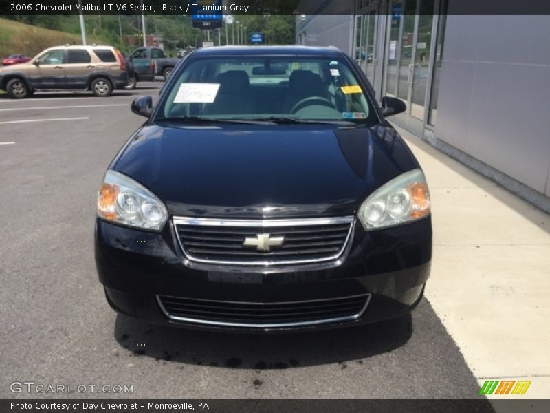 Black / Titanium Gray 2006 Chevrolet Malibu LT V6 Sedan