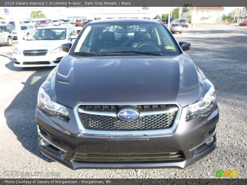 Dark Gray Metallic / Black 2016 Subaru Impreza 2.0i Limited 4-door