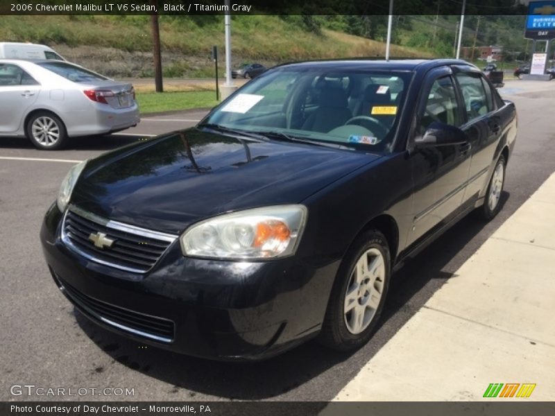 Black / Titanium Gray 2006 Chevrolet Malibu LT V6 Sedan
