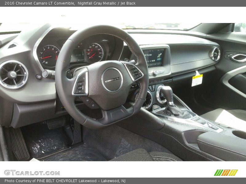 Nightfall Gray Metallic / Jet Black 2016 Chevrolet Camaro LT Convertible