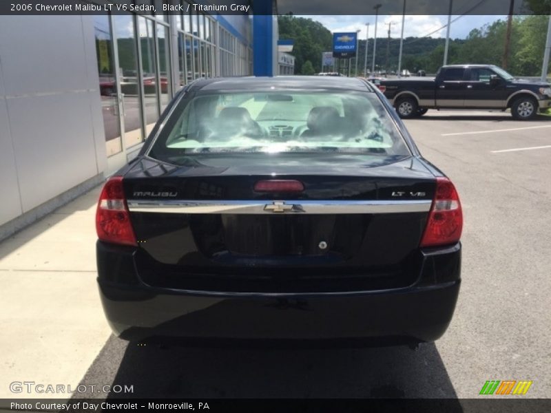 Black / Titanium Gray 2006 Chevrolet Malibu LT V6 Sedan