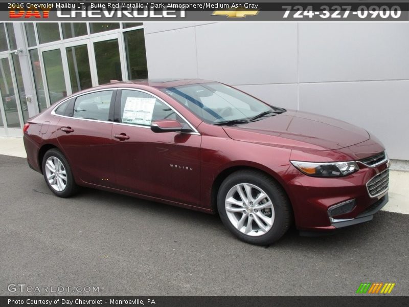 Butte Red Metallic / Dark Atmosphere/Medium Ash Gray 2016 Chevrolet Malibu LT