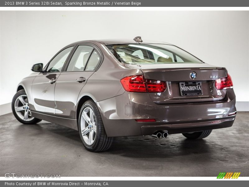 Sparkling Bronze Metallic / Venetian Beige 2013 BMW 3 Series 328i Sedan