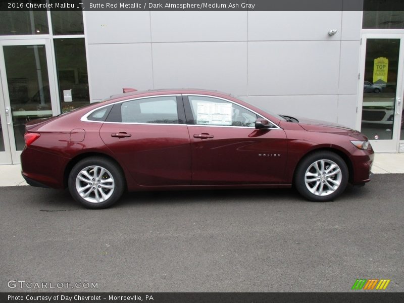 Butte Red Metallic / Dark Atmosphere/Medium Ash Gray 2016 Chevrolet Malibu LT