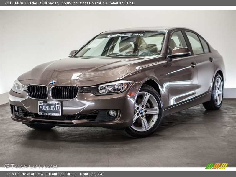 Sparkling Bronze Metallic / Venetian Beige 2013 BMW 3 Series 328i Sedan