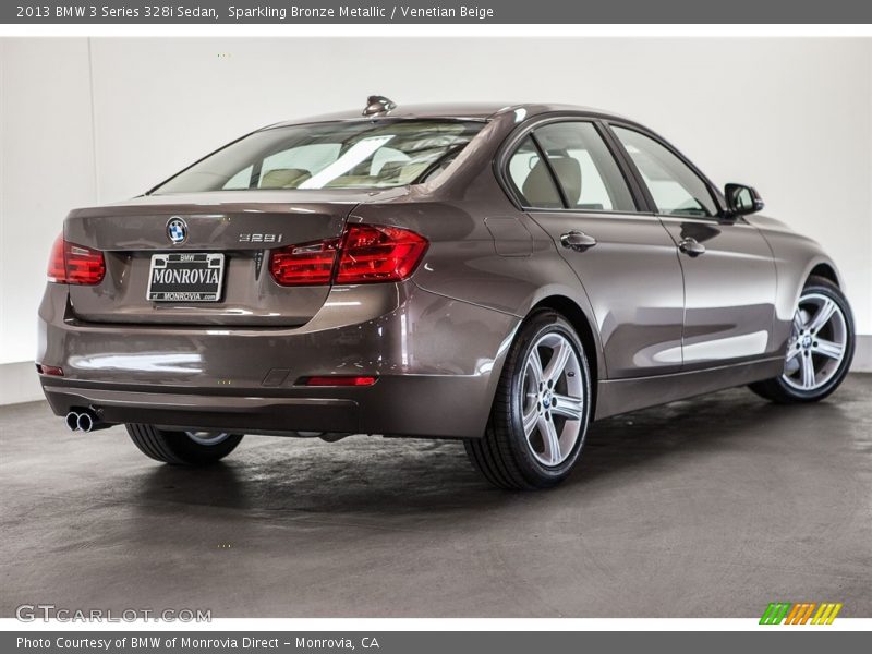 Sparkling Bronze Metallic / Venetian Beige 2013 BMW 3 Series 328i Sedan