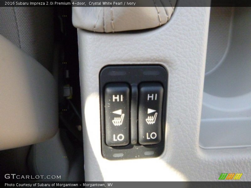 Crystal White Pearl / Ivory 2016 Subaru Impreza 2.0i Premium 4-door