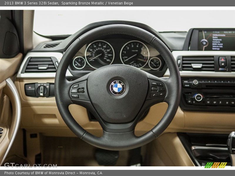Sparkling Bronze Metallic / Venetian Beige 2013 BMW 3 Series 328i Sedan