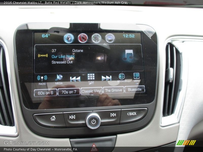 Butte Red Metallic / Dark Atmosphere/Medium Ash Gray 2016 Chevrolet Malibu LT