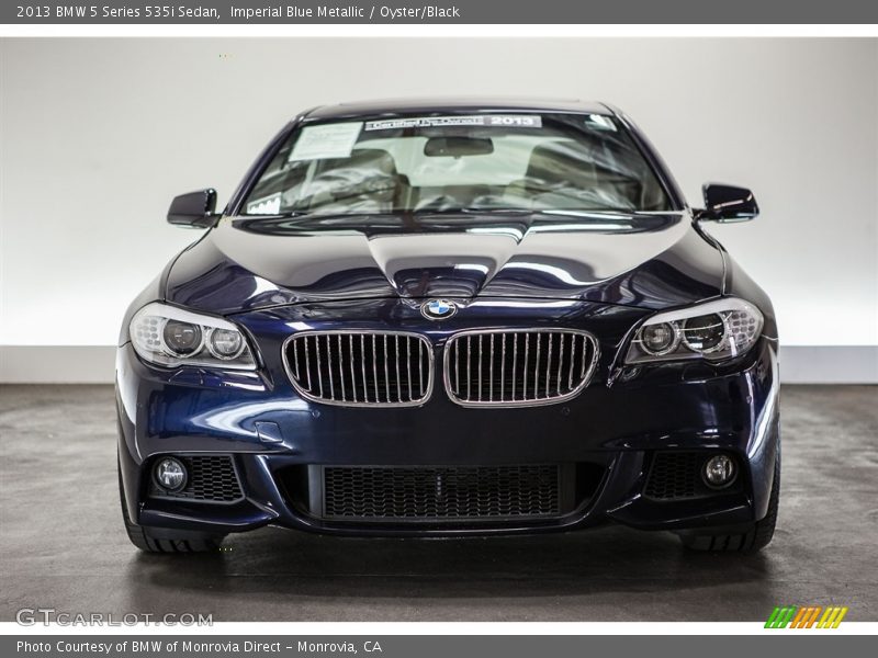 Imperial Blue Metallic / Oyster/Black 2013 BMW 5 Series 535i Sedan