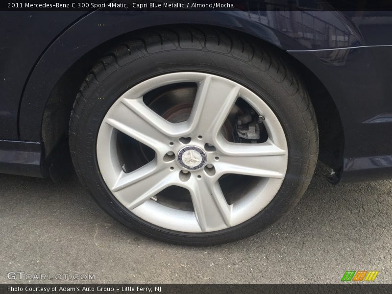 Capri Blue Metallic / Almond/Mocha 2011 Mercedes-Benz C 300 Sport 4Matic