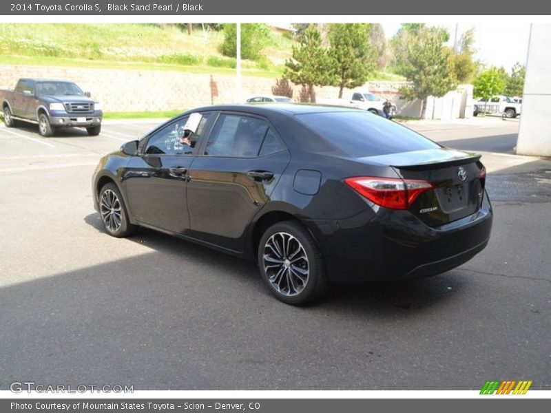 Black Sand Pearl / Black 2014 Toyota Corolla S