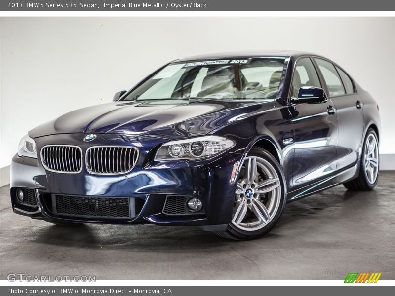 Imperial Blue Metallic / Oyster/Black 2013 BMW 5 Series 535i Sedan