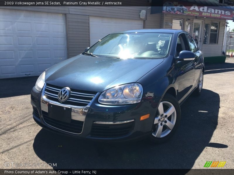 Platinum Gray Metallic / Anthracite 2009 Volkswagen Jetta SE Sedan