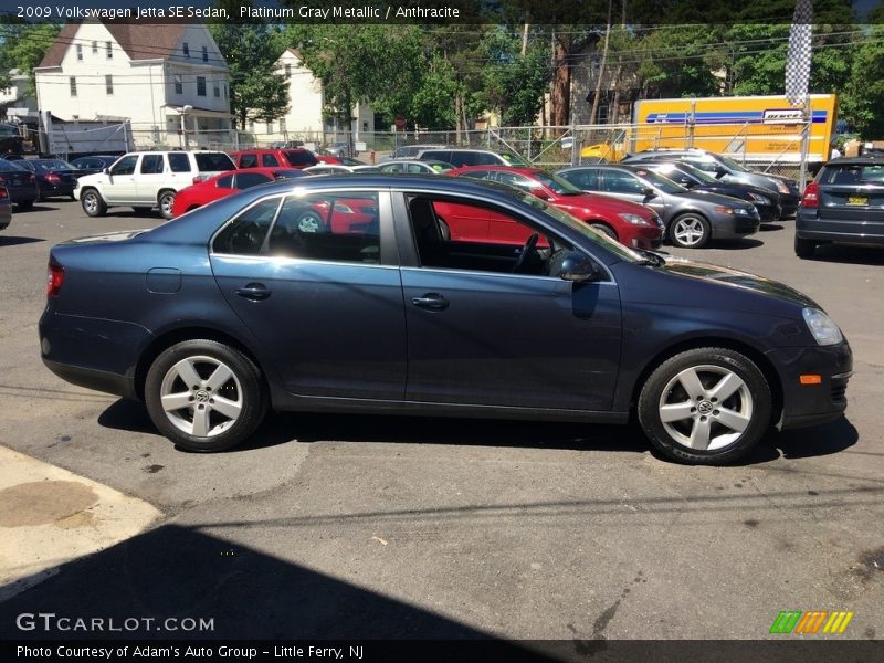 Platinum Gray Metallic / Anthracite 2009 Volkswagen Jetta SE Sedan