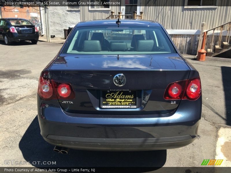 Platinum Gray Metallic / Anthracite 2009 Volkswagen Jetta SE Sedan