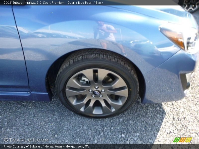 Quartz Blue Pearl / Black 2016 Subaru Impreza 2.0i Sport Premium