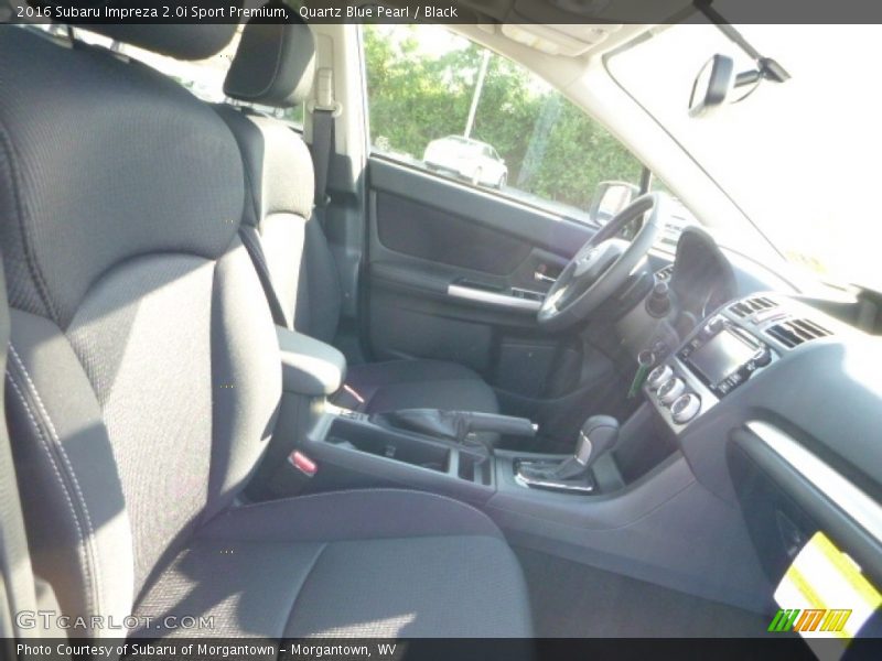 Quartz Blue Pearl / Black 2016 Subaru Impreza 2.0i Sport Premium