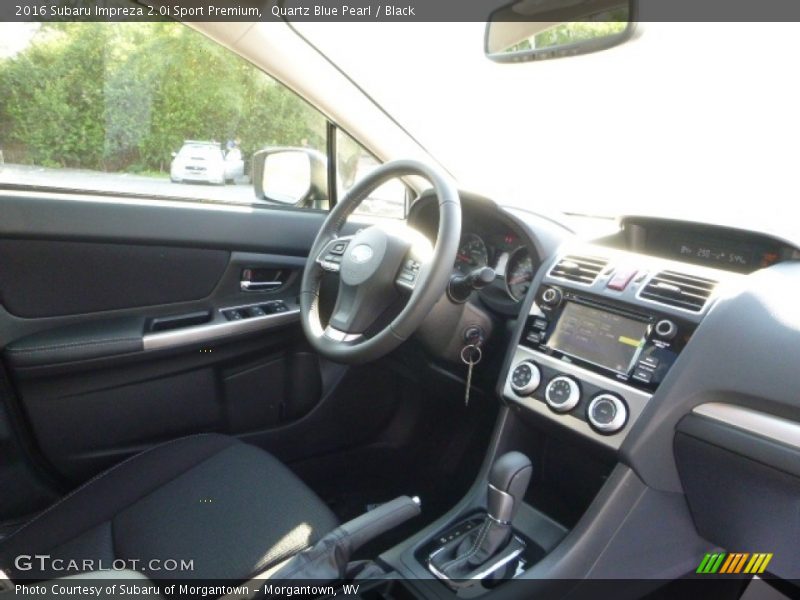 Quartz Blue Pearl / Black 2016 Subaru Impreza 2.0i Sport Premium