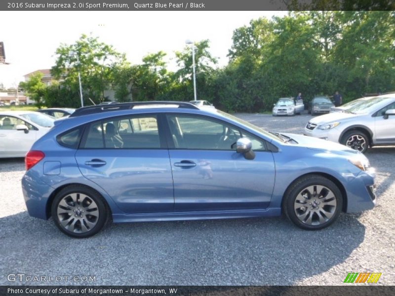 Quartz Blue Pearl / Black 2016 Subaru Impreza 2.0i Sport Premium