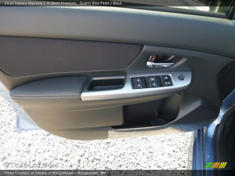 Quartz Blue Pearl / Black 2016 Subaru Impreza 2.0i Sport Premium