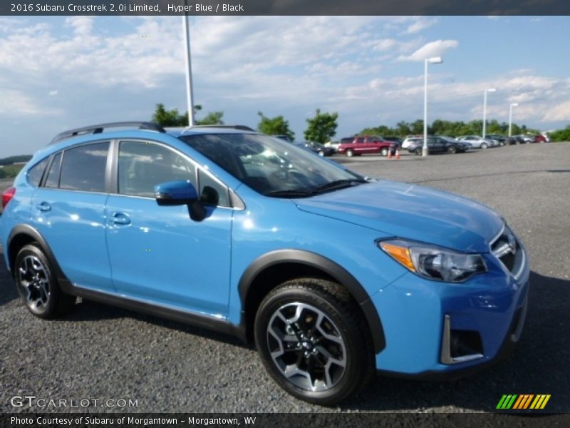 Hyper Blue / Black 2016 Subaru Crosstrek 2.0i Limited
