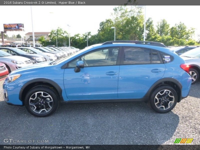 Hyper Blue / Black 2016 Subaru Crosstrek 2.0i Limited