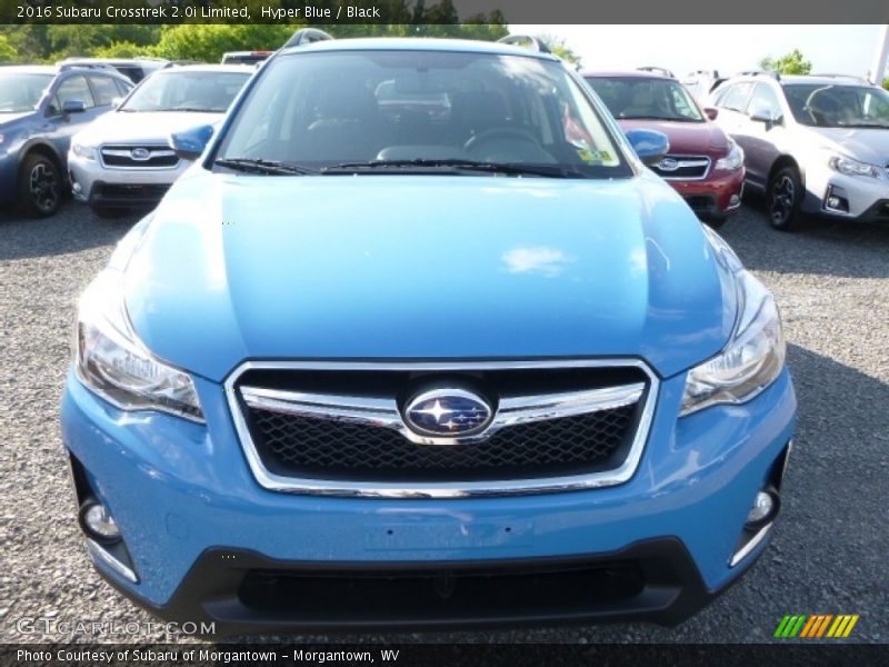 Hyper Blue / Black 2016 Subaru Crosstrek 2.0i Limited