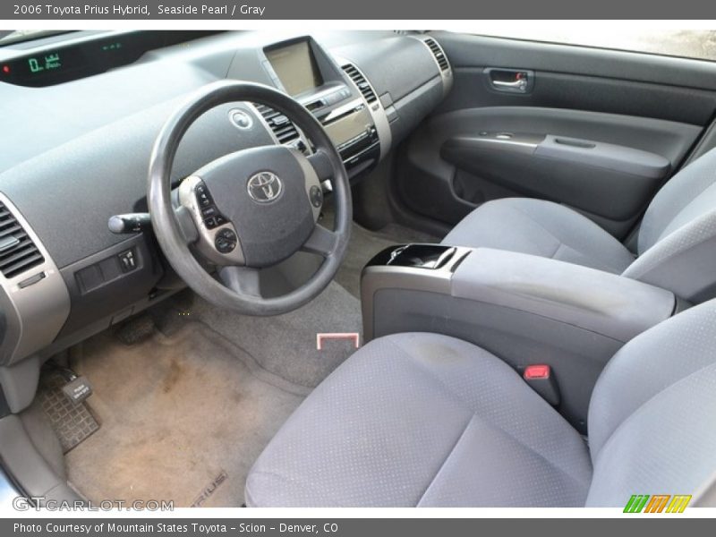Seaside Pearl / Gray 2006 Toyota Prius Hybrid