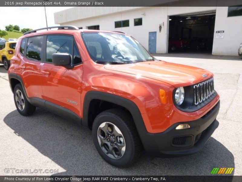 Omaha Orange / Black 2016 Jeep Renegade Sport 4x4