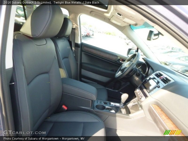 Twilight Blue Metallic / Slate Black 2016 Subaru Outback 2.5i Limited