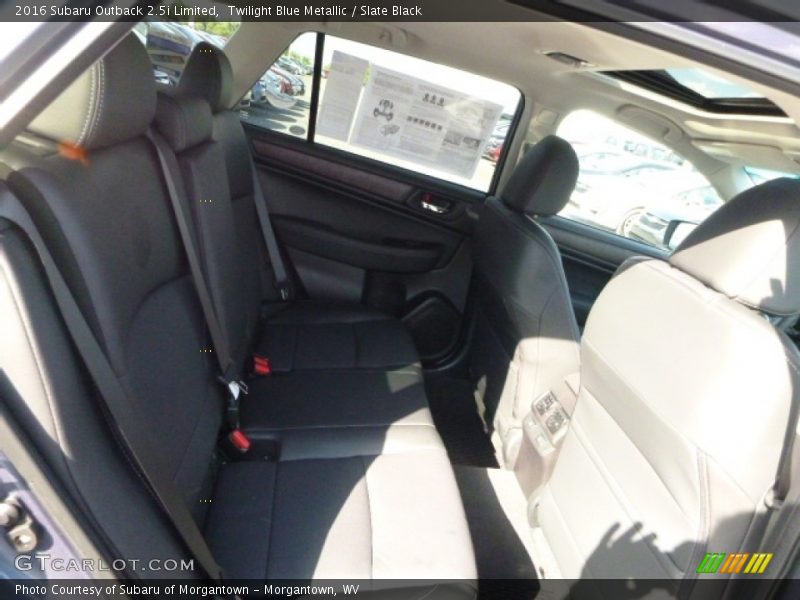 Twilight Blue Metallic / Slate Black 2016 Subaru Outback 2.5i Limited