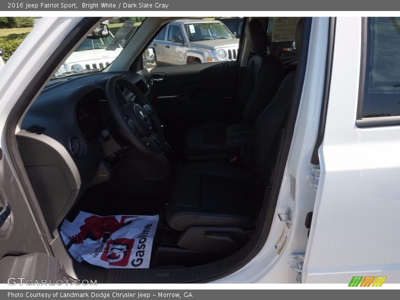 Bright White / Dark Slate Gray 2016 Jeep Patriot Sport