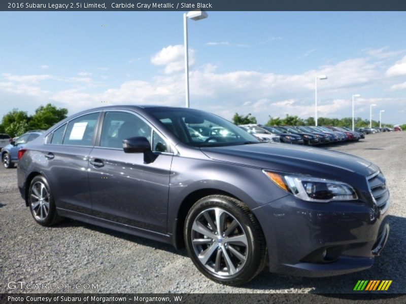 Carbide Gray Metallic / Slate Black 2016 Subaru Legacy 2.5i Limited