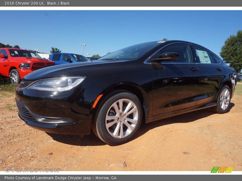 Black / Black 2016 Chrysler 200 LX