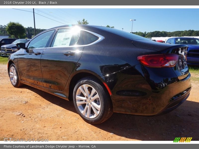 Black / Black 2016 Chrysler 200 LX