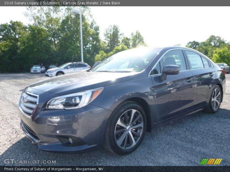 Carbide Gray Metallic / Slate Black 2016 Subaru Legacy 2.5i Limited