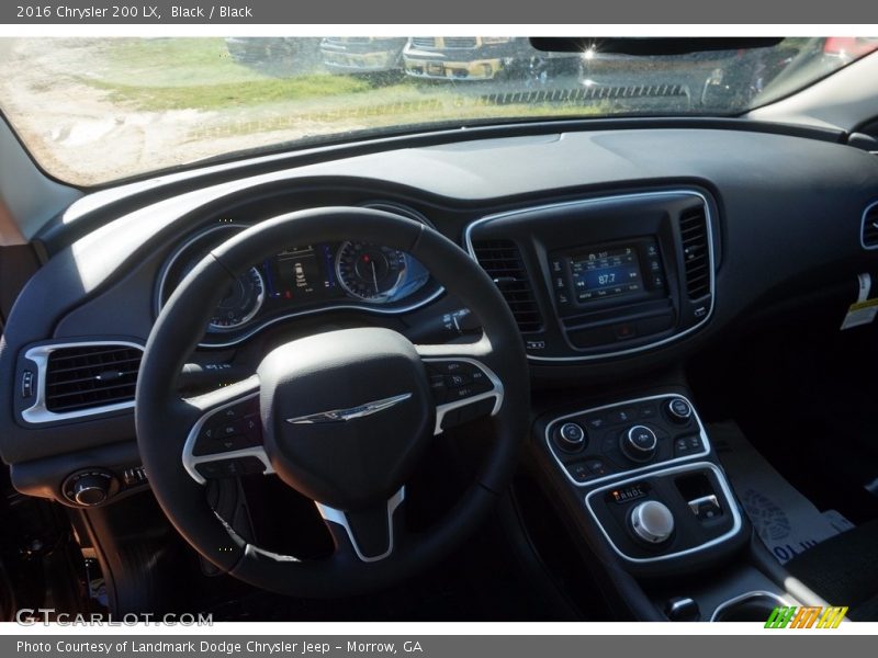 Black / Black 2016 Chrysler 200 LX