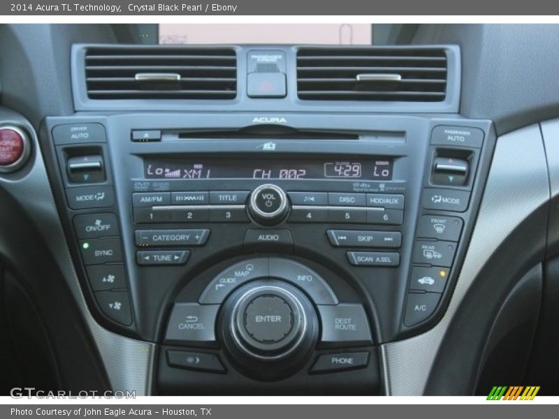 Crystal Black Pearl / Ebony 2014 Acura TL Technology