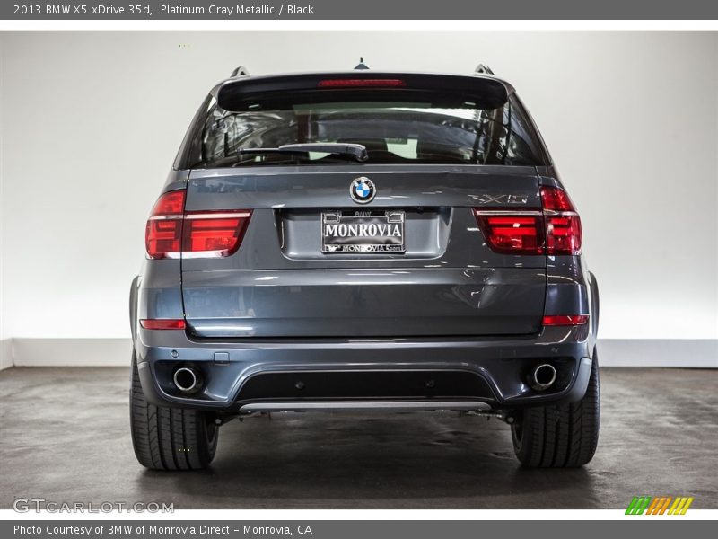 Platinum Gray Metallic / Black 2013 BMW X5 xDrive 35d