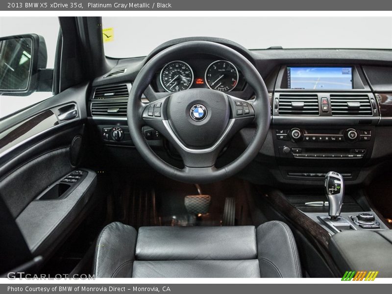 Platinum Gray Metallic / Black 2013 BMW X5 xDrive 35d