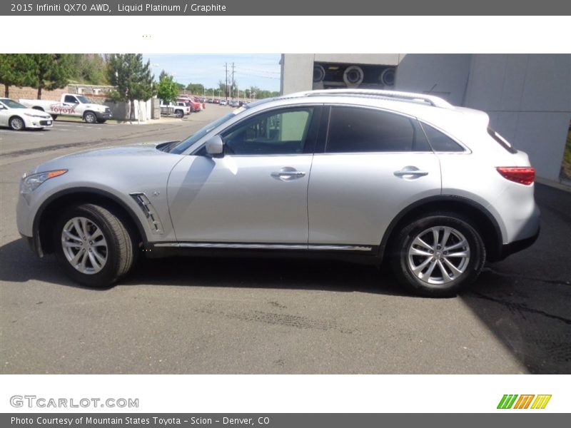 Liquid Platinum / Graphite 2015 Infiniti QX70 AWD