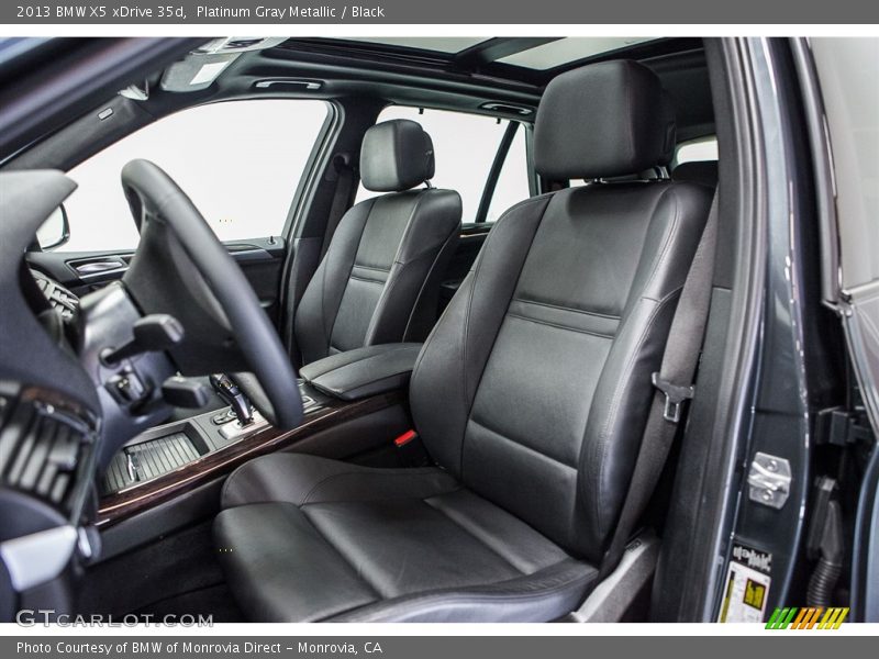 Platinum Gray Metallic / Black 2013 BMW X5 xDrive 35d