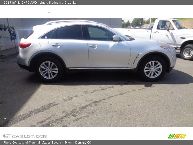 Liquid Platinum / Graphite 2015 Infiniti QX70 AWD