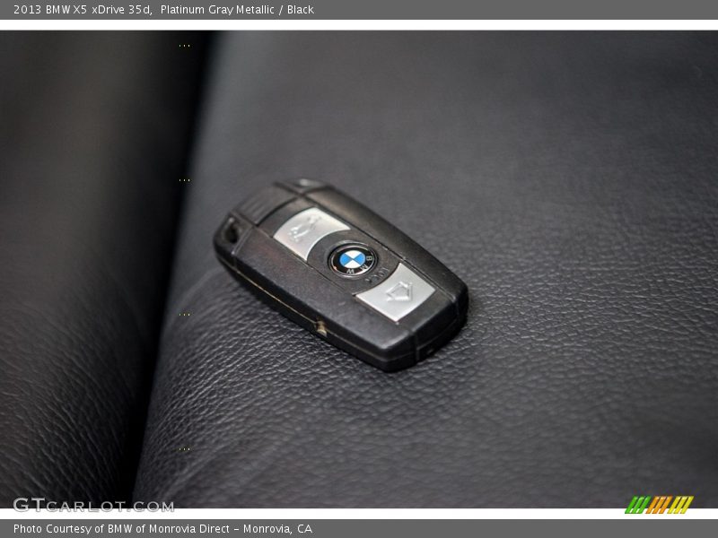 Platinum Gray Metallic / Black 2013 BMW X5 xDrive 35d