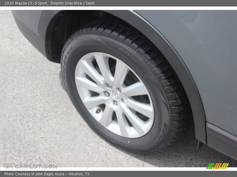 Dolphin Gray Mica / Sand 2010 Mazda CX-9 Sport