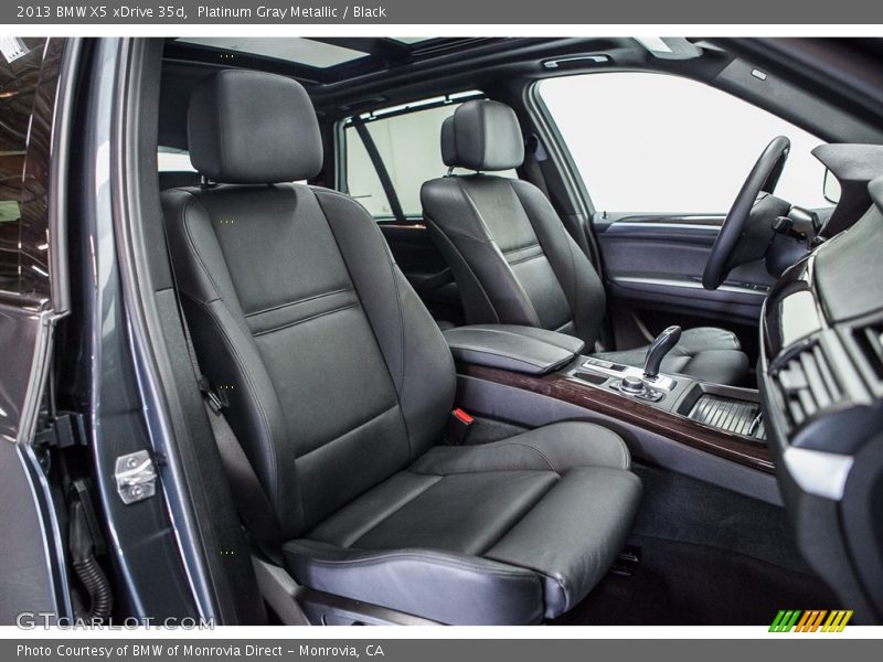 Platinum Gray Metallic / Black 2013 BMW X5 xDrive 35d